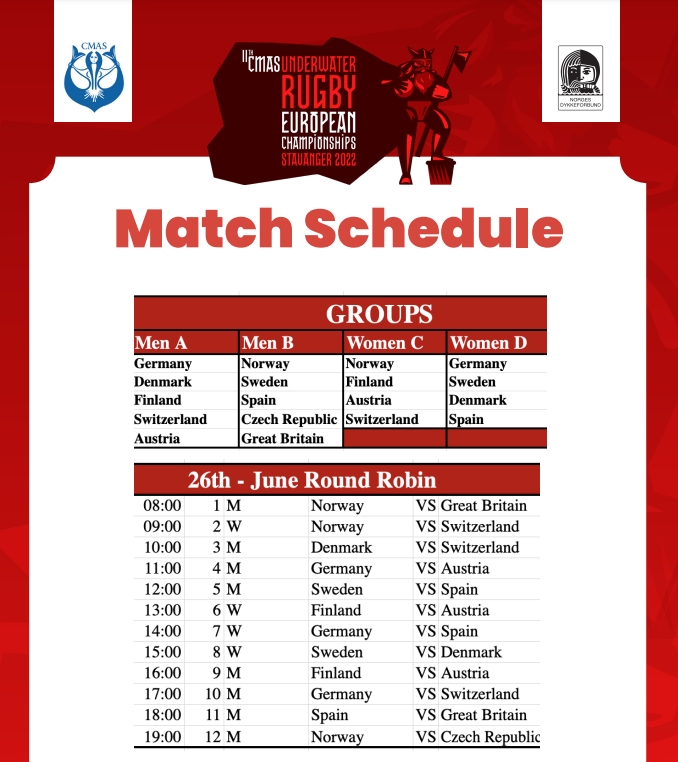 UWR_Hun's tweet photo. The European Championships starts today, tune in on YT: https://t.co/FoXjwpMkai 15 matches to see tomorrow! 8) https://t.co/0yBPA8jjab