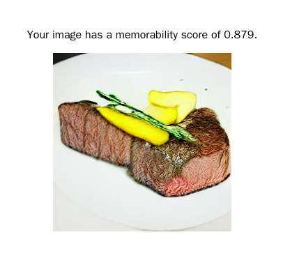 CoenNeedell's tweet photo. From Goetschalckx and Wagemans 2019, I recall that landscapes have low memorability and food has high memorability. (Average for ResMem in these categories is 0.8513 for Food and 0.5812 for Landscapes) https://t.co/x4oDXJdORV https://t.co/DlcbmHkDH9