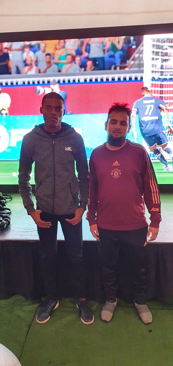 MainGamingZA's tweet photo. Congratulations to @Shuaib_Hassen on winning the Nelspruit leg of the @CocaCola_ZA Football Gaming Tournament🔥
Shuaib defeated Sinuthemba Ngomane and walks away with a R5000 gaming voucher🏆
Make sure to catch us next week Saturday at Maponya mall💪🏽
#SwitchOnTheMagic https://t.co/QOLhU8Copc