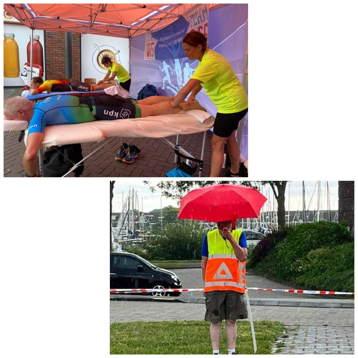 Vandaag de 2e dag bij de <a href="/Zeewolde/">Zeewolde</a> #Endurance! Af en toe een pittig buitje maar dat houdt ons niet tegen. De inzet van ons team op deze 2 dagen heeft ons €845,- opgeleverd voor de <a href="/Stg_Roparun/">Stichting Roparun</a>! Iedereen bedankt voor de #bijdrage!