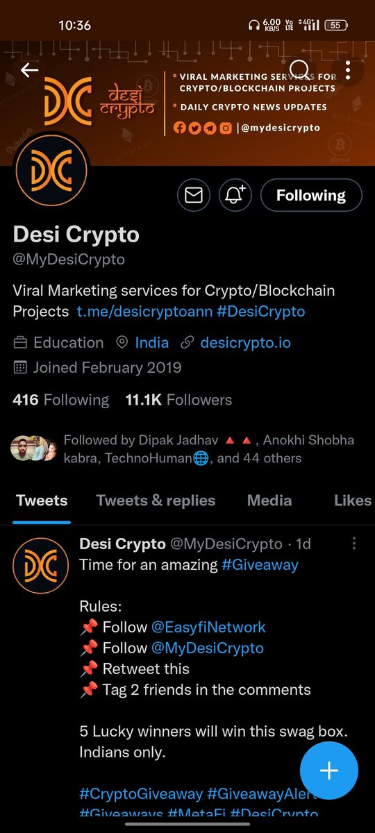 Aniketw1551's tweet photo. @MyDesiCrypto @EasyfiNetwork Done
Join
@YoursPratik_
@sanket17_
#CryptoGiveaway #GiveawayAlert
#Giveaways #MetaFi #DesiCrypto #EasyFiNetwork $EZ https://t.co/2Jj63TnYe7