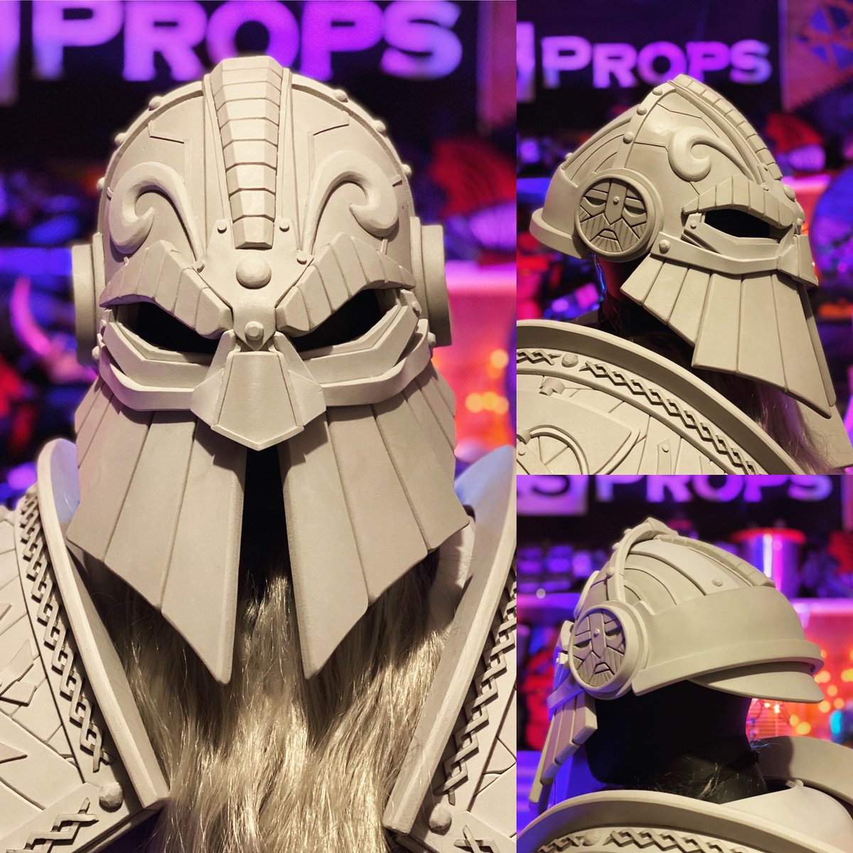 SKSProps's tweet photo. Finished fabricating the back of the Dwarf Ironbreaker helmet last night. Really happy with how this one is turning out!

#Ironbreakers #Warhammerfantasy https://t.co/u2IjwTB9Xq