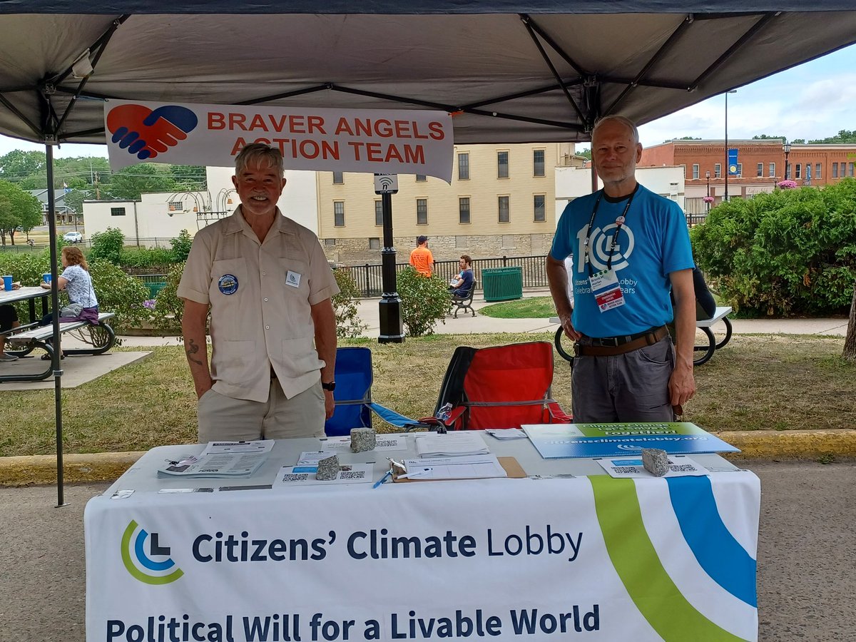 Bruce4CCL's tweet photo. Tabling for bipartisan action on climate change
@citizensclimate @CclNorthfield @cclconservative https://t.co/p2dkVEyhij