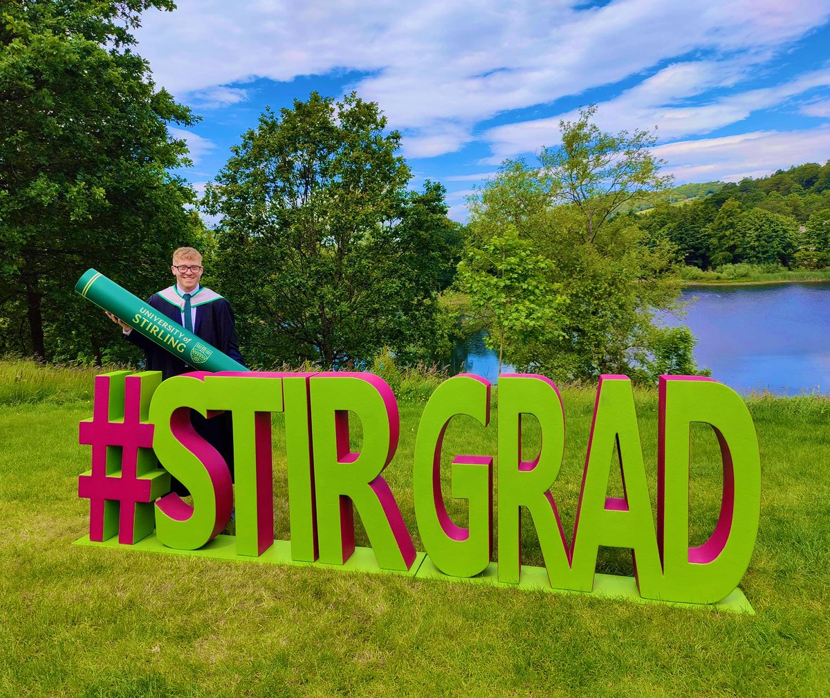 MrGeoReekie's tweet photo. A year late but was very happy to of formally graduated yesterday. Looking forward to seeing what the future holds #stirgrad 👨🏼‍🎓📚 https://t.co/GXAVb00LlK