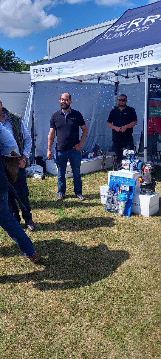 FerrierPumps's tweet photo. Day 3 at the @ScotlandRHShow & after a few downpours yesterday, we were concerned but didnβt have to be! Another glorious day to be out & about! π Lots more biogas, water boosting & treatment enquiries from both private and industrial clients as our last day looms-#FlowFurther https://t.co/pWLDQlJZmy