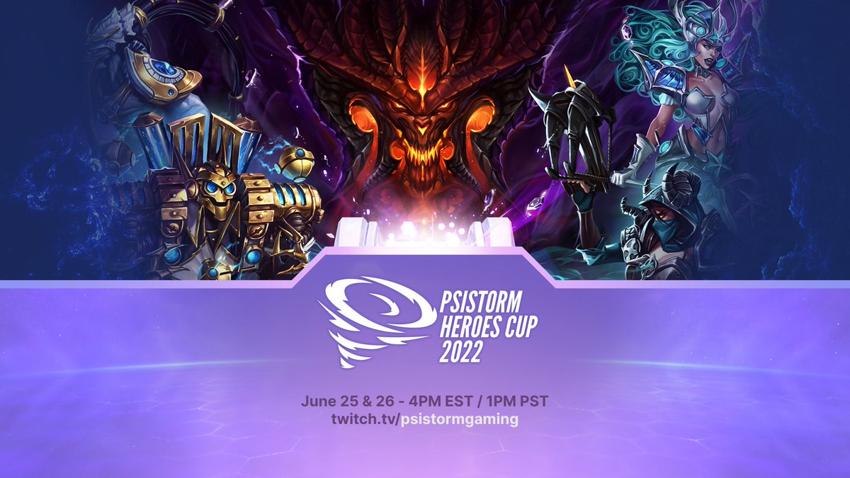 PSISTORM Gaming (@psistormgaming) on Twitter photo we have some <a href="/BlizzHeroes/">Heroes of the Storm</a> action with PSISTORM Heroes Cup 2022 starting soon!
📺 twitch.tv/psistormgaming we have some <a href="/BlizzHeroes/">Heroes of the Storm</a> action with PSISTORM Heroes Cup 2022 starting soon!
📺 twitch.tv/psistormgaming