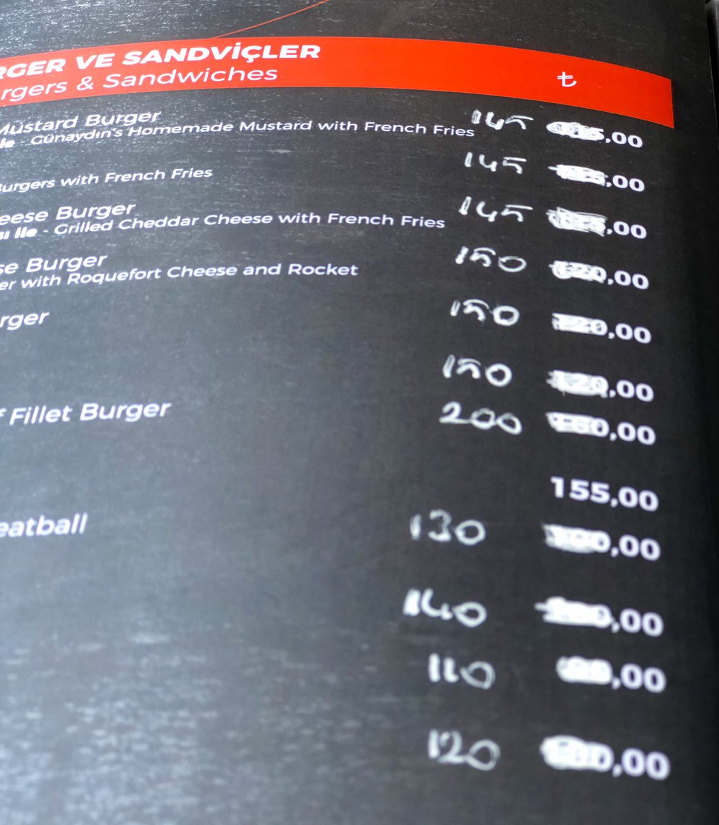 akibritcioglu's tweet photo. #Turkey #Türkiye #Inflation #Enflasyon #Menu #Menü #MenuCosts #MenüMaliyetleri #TL https://t.co/tCINmMyGPV