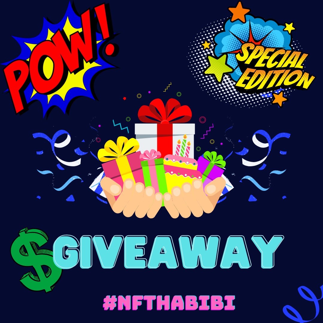 NFThabibi's tweet photo. 👑 GIVEAWAY ~ 48 HOURS 👑⏳🚀

🏆 x5 NFT (Floor price 0.25 Eth)
🏆 $700 in $USDT or $SOL

1⃣ Follow @NFThabibi 
2⃣ Like &amp; Retweet
3⃣ Tag 2 Friends 

#NFTGiveaway #NFTProjects #NFTdrop https://t.co/eM2VFtB4WA