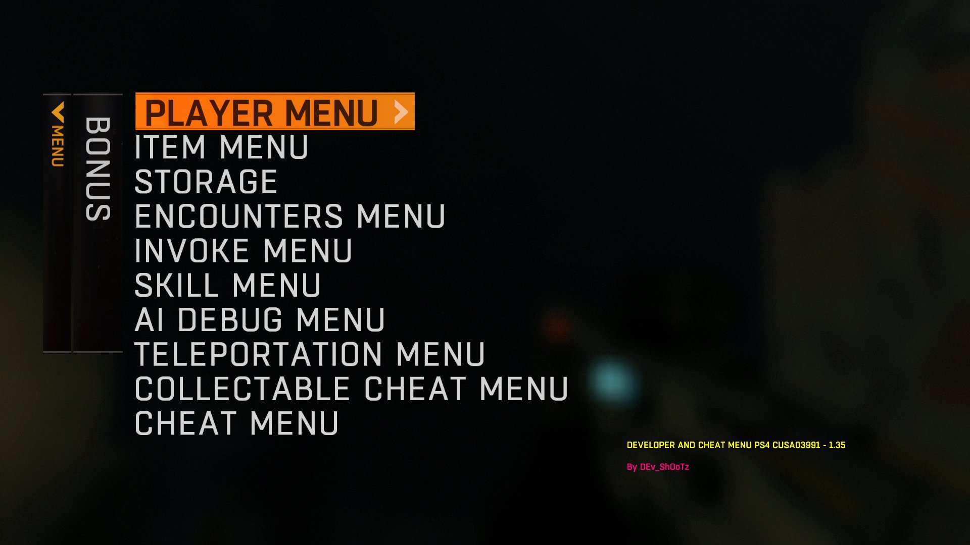 Dying Light 1.19 PS4 Developer Cheat Menu FPKG via DEv_ShOoTz