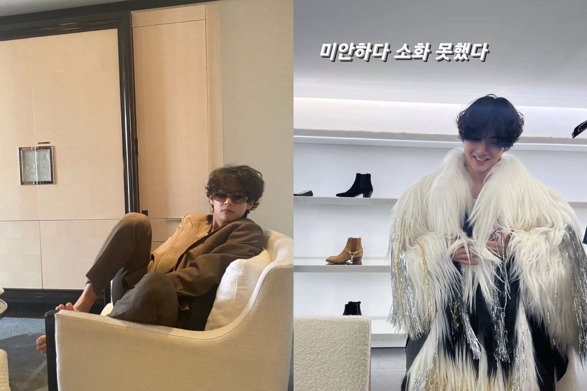 UniversBTS_'s tweet photo. 📸 Kim Taehyung está fazendo a gente se sentir como se estivéssemos viajando com ele. Ele mostrando cada momento em Paris! 🥺

Ele é tudo! 💜

🦩@BTS_twt https://t.co/6qPNJCsR8i
