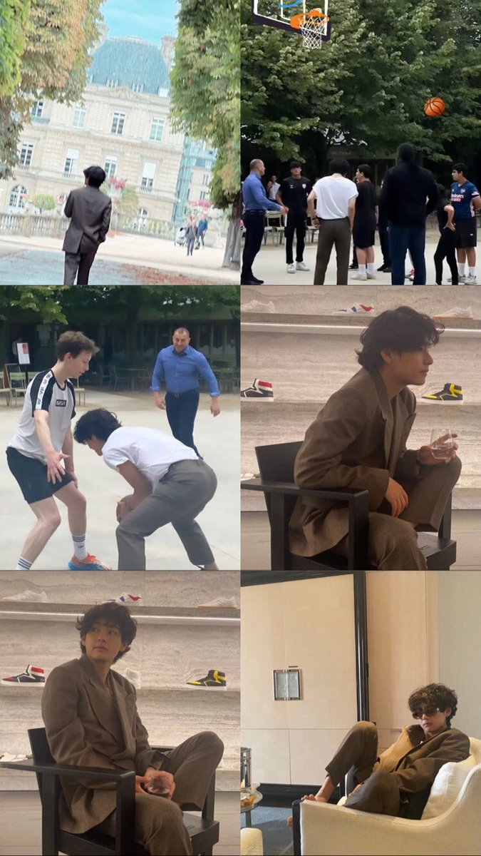 UniversBTS_'s tweet photo. 📸 Kim Taehyung está fazendo a gente se sentir como se estivéssemos viajando com ele. Ele mostrando cada momento em Paris! 🥺

Ele é tudo! 💜

🦩@BTS_twt https://t.co/6qPNJCsR8i