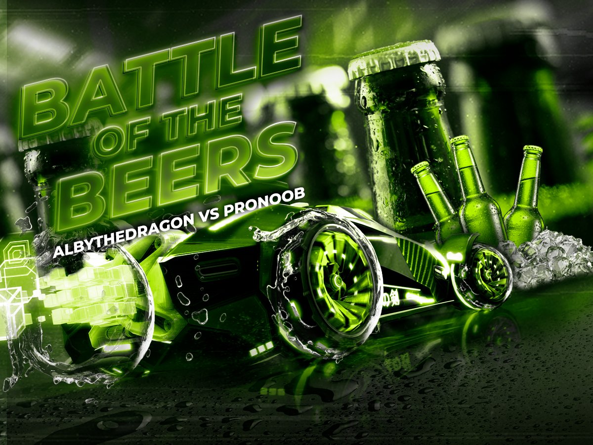 Join @H4mburgerRL on stream!
Battle Of The Beers: Albert "AlbyTheDragon" de Beer vs Jaco "ProNoob" Bierman, two retired pros battling it out for pride and a case of beer! 🍺 Join me on my stream this Sunday 26th June @ 21:00 CAT for this Showmatch. Powered by <a href="/UnityZAofficial/">Unity eSports</a>