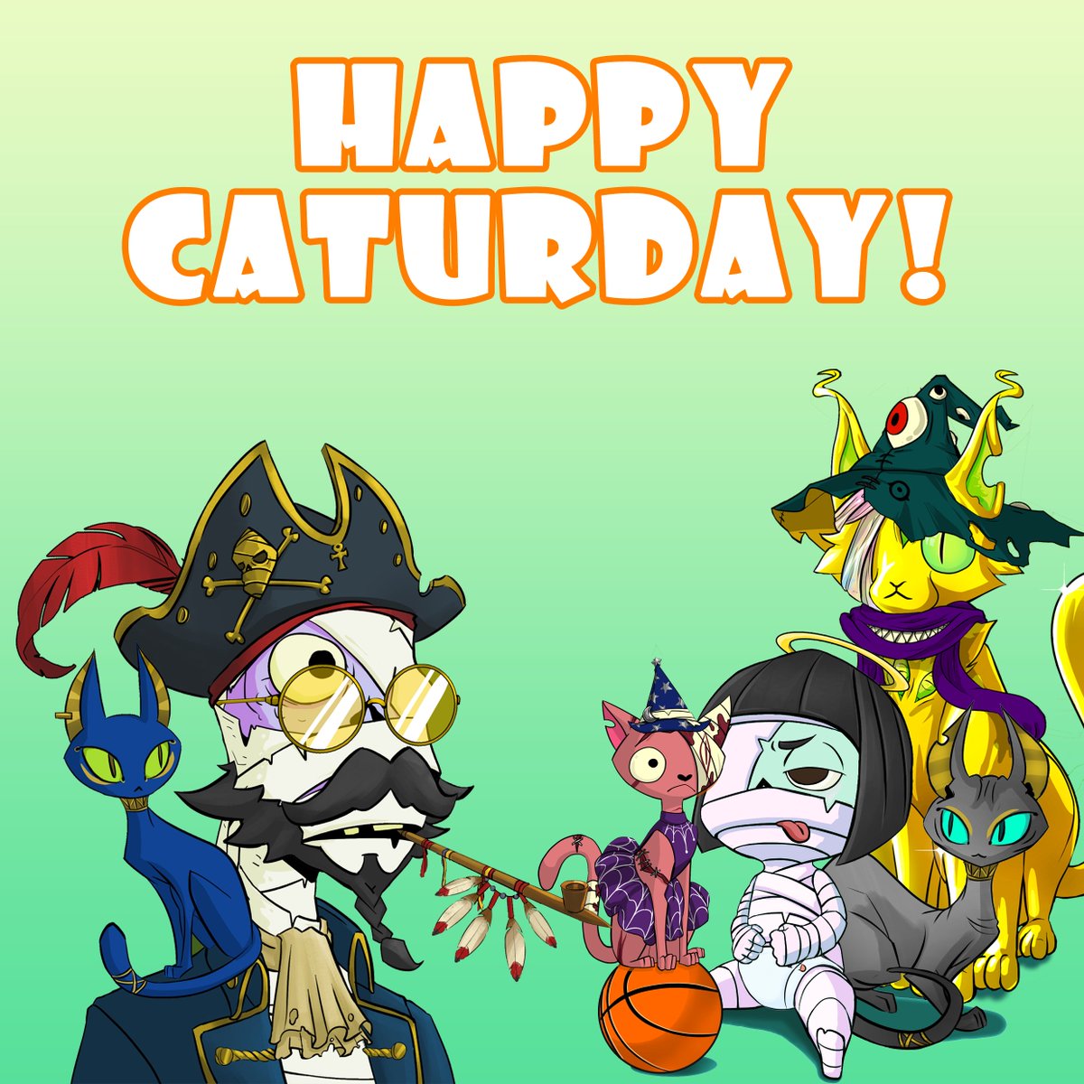 BoredMummyWU's tweet photo. Happy #Caturday 🐱

Show off those cats below 👇
...It doesn't matter if it's a Genesis, Baby, HRR, or even your IRL pet!

#HummaMumma #NFTProject #NFTcommunity #CatsOfTwitter https://t.co/SEhPS5rQ8G