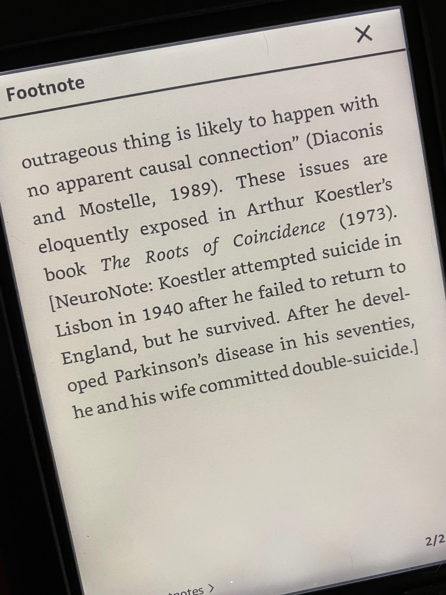 Will Crichton Reading A Book About Neuroscience And Every Citation Is Annotated With Whether The Author Was Suicidal Or Mentally Ill T Co 0jso12fs0q Twitter