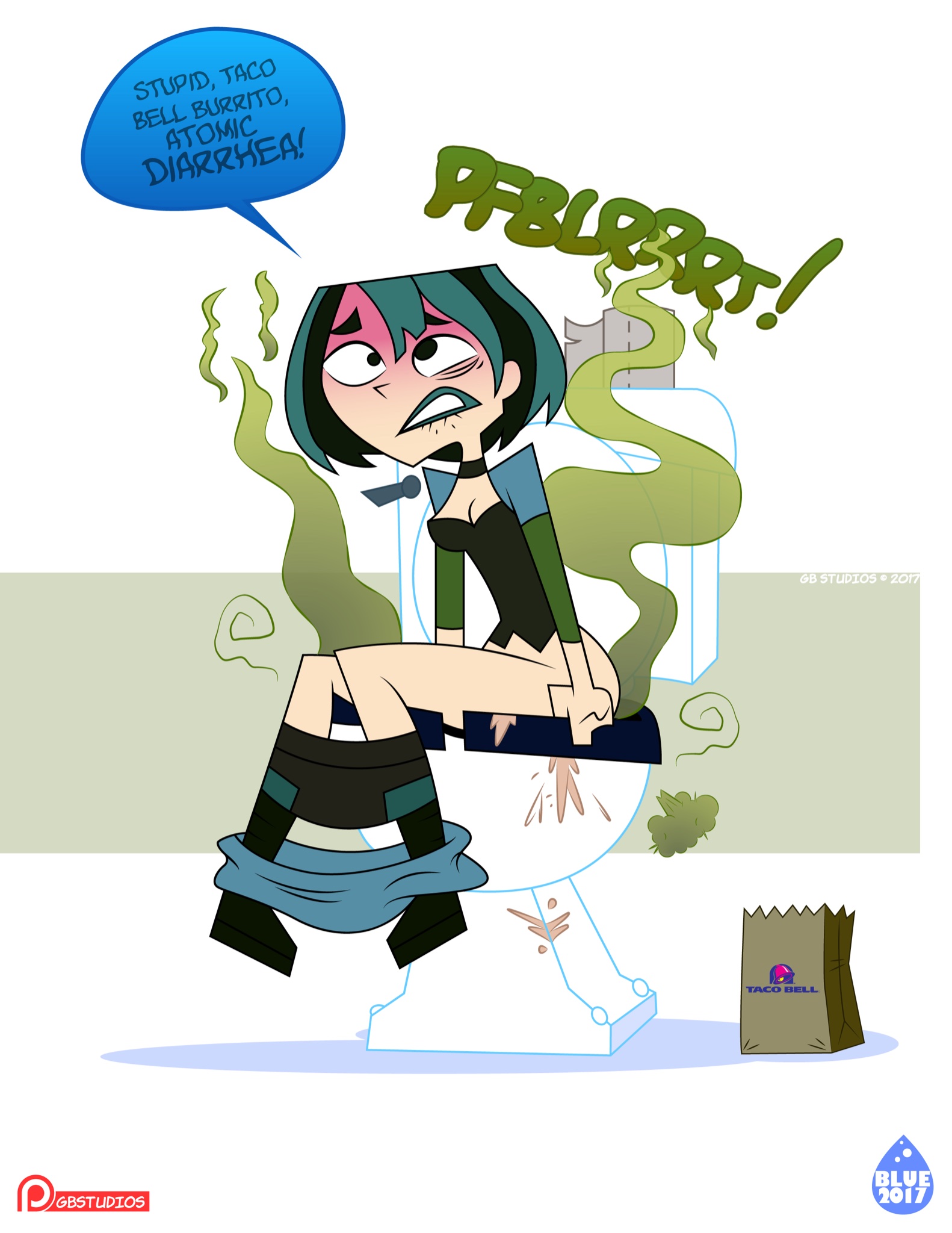 She seen all of you pooping! (Total drama island reboot)