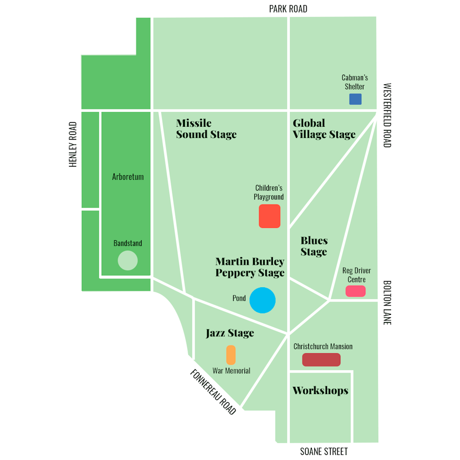 ipswichjazzfest's tweet photo. FIND US AT THE FESTIVAL! Here's a handy map showing the location of all the stages for the Global Rhythm and Ipswich Jazz Festival. The Jazz Stage will be located near the war memorial, off Fonnerau Road. https://t.co/cOjhu2s1Zt