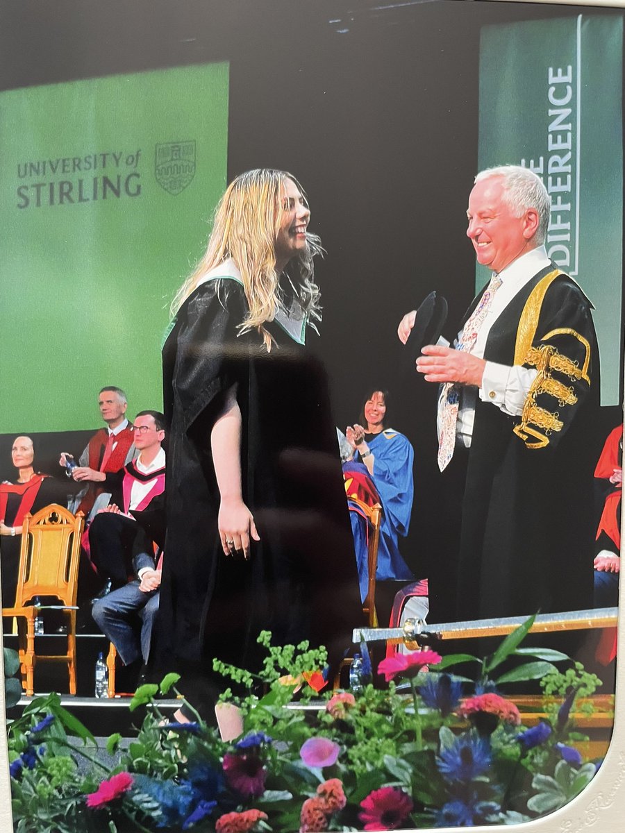 Class of 2021. Such a lovely day yesterday celebrating my time at the University of Stirling🎓 I loved my experience but on to a new chapter👩‍🎓👩‍🏫 #stirgrad