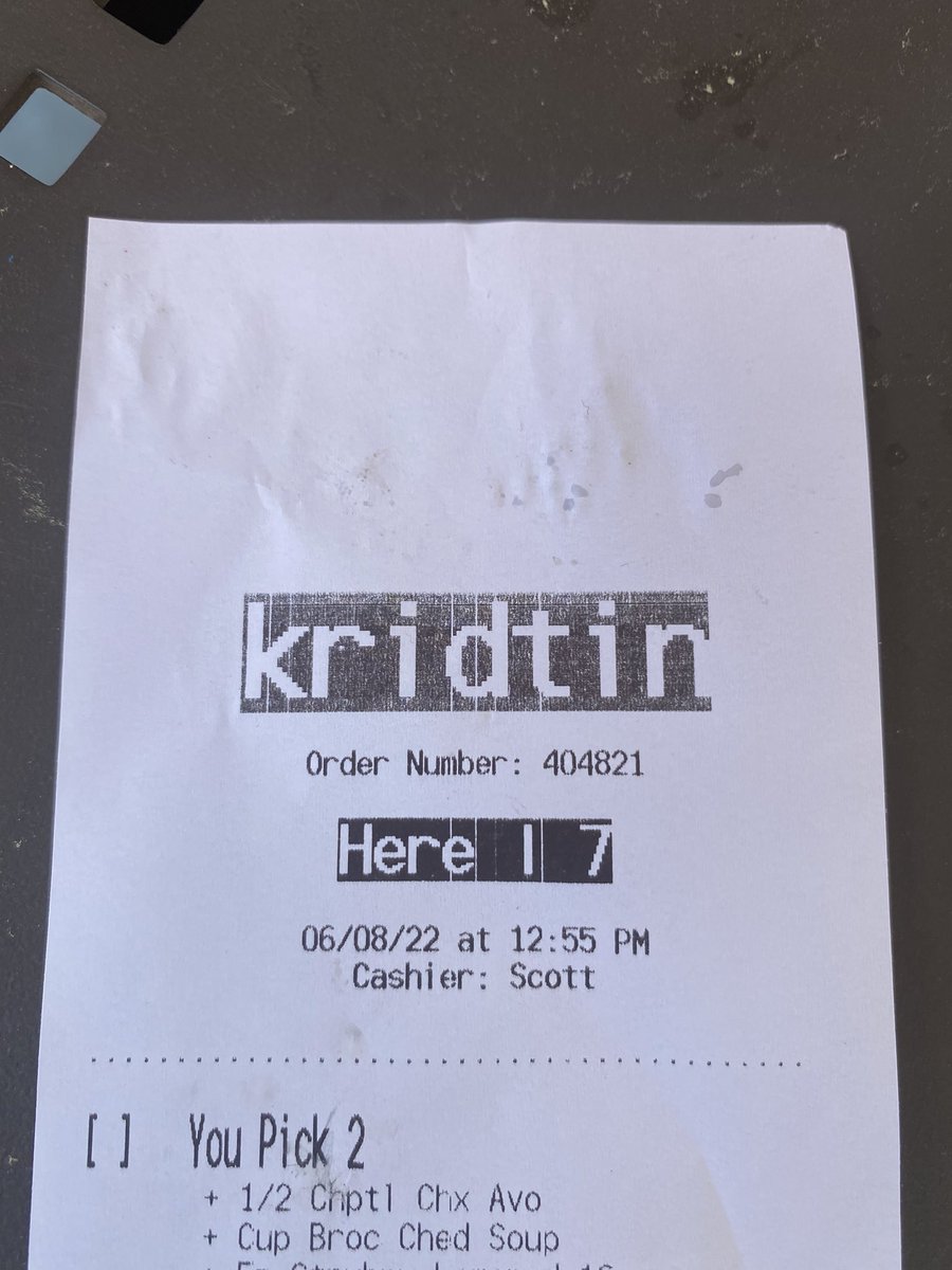 Kristenadele322's tweet photo. lmaooo 
@panerabread can never spell my name right 😵‍💫 https://t.co/DfWf527hBA