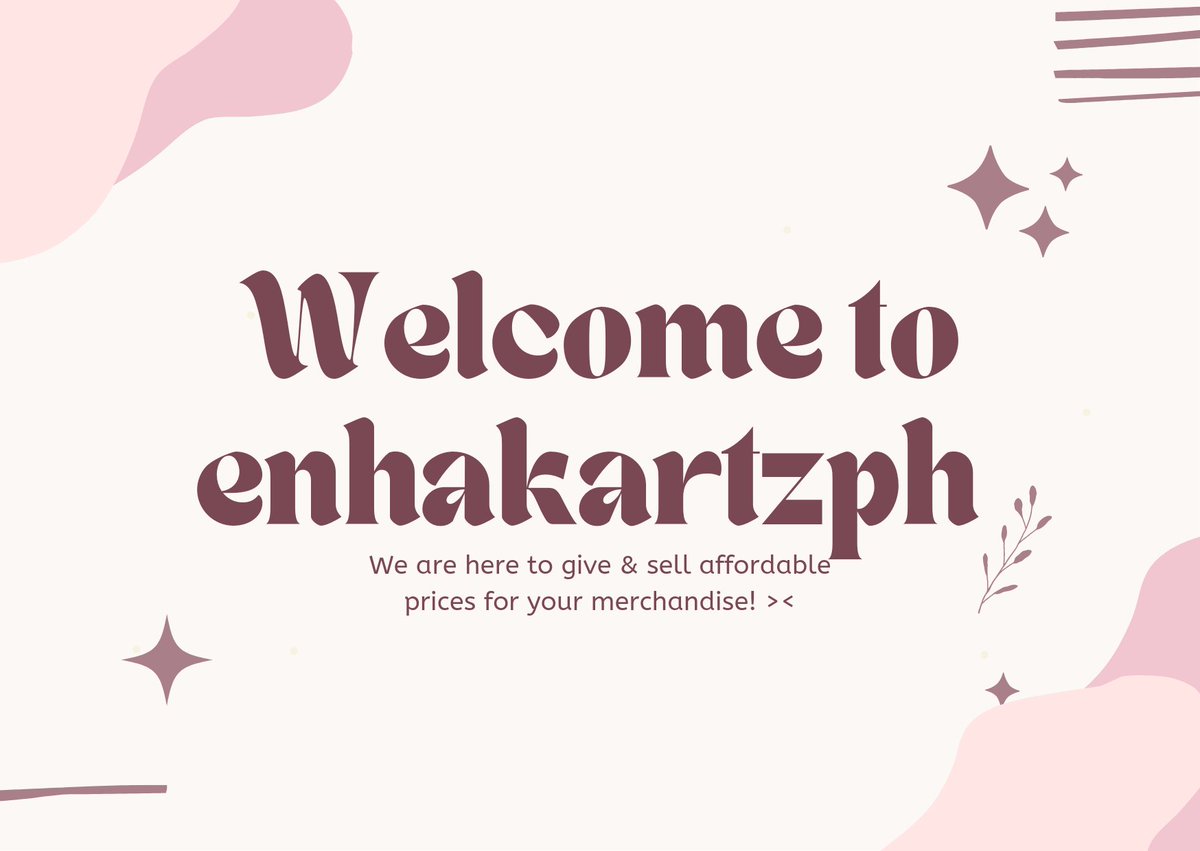 enhakartzph's tweet photo. Welcome to @enhakartzph !
π PH GOs & PASABUYS - #enhakartz
π Update - #enhakartzUpdates
π Feedbacks - #from_enhakartz
Happy budols !β‘ https://t.co/HlJxmkpE6x
