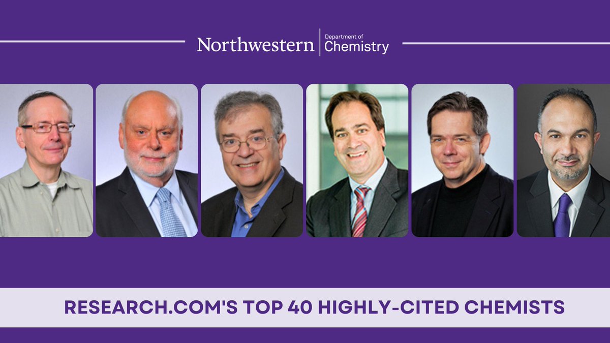 According to Research.com’s Rankings of Highly-Cited Chemists, no university in the world has more professors ranked in the top 40 than Northwestern University.  
research.com/scientists-ran…

#top40 #chemscholars #highlycitedchemists