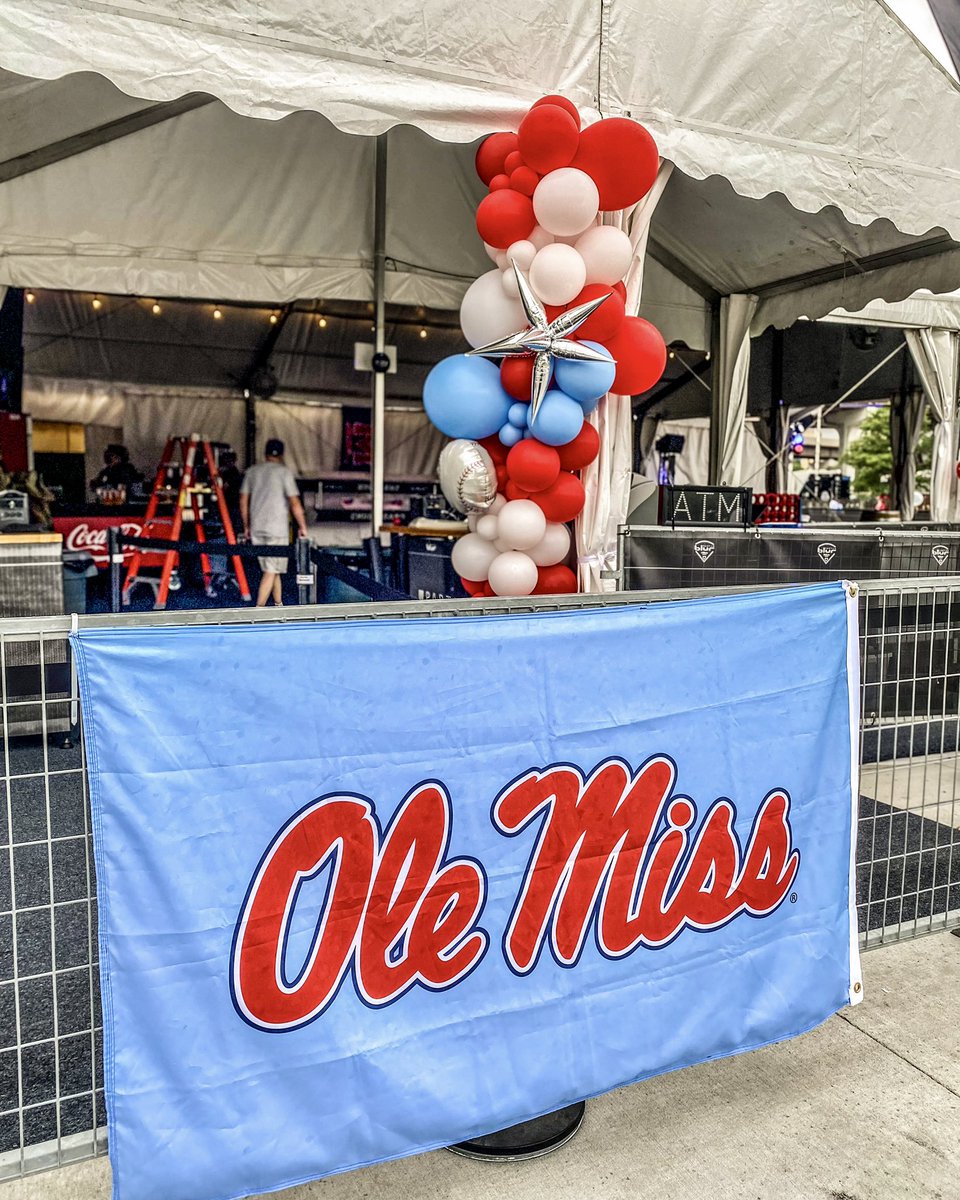 🔴🔵 We brought the 𝙋𝘼𝙍𝙏𝙔 𝙄𝙉 𝙏𝙃𝙀 𝙎𝙄𝙋 to 𝙊𝙇𝙀𝙈𝘼𝙃𝘼…

You don’t want to miss it!

Doors at open at 1.

#HottyToddy | #OleMaha | <a href="/OleMissSports/">Ole Miss Athletics</a> | <a href="/OleMissBSB/">Ole Miss Baseball</a>