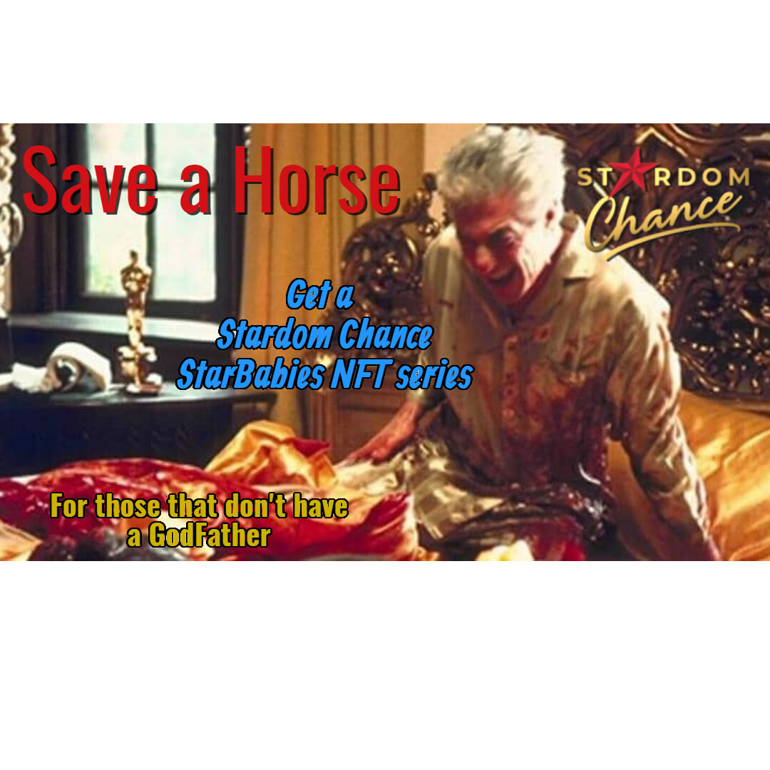 drew_shreeves's tweet image. @StardomChance  saving #hollywood horses, Grab a Stardom Chance StarBabies NFT Series to save a horse &amp;amp; get offers even you can't refuse. Find out how to get Exclusive StarBabies NFT Like, RT &amp;amp; Comment
#starbabies #behindthescenes #stardomvip #stardomalist #nft #nactb #crypto