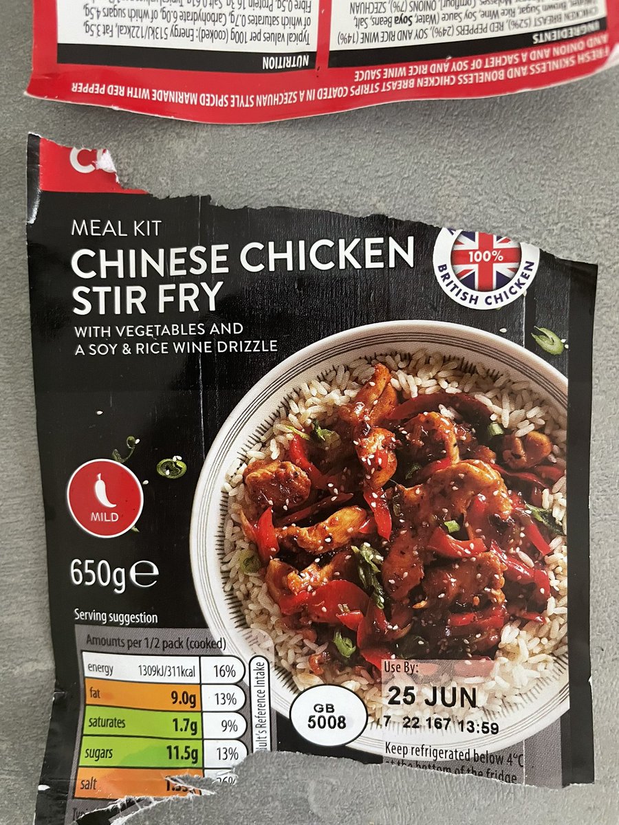 WestonRussell's tweet photo. @AldiUK @AldiCustCare Hey Aldi UK never mind fighting about Cuthbert the Caterpillar, how about the chickens head or cock that was in my Chinese chicken stir fry #chickensfeet #aldiuk #WhatIsIt https://t.co/e1MFKtWONN