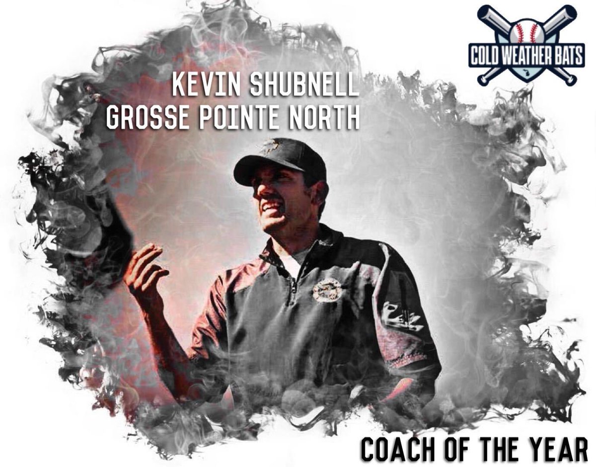 First up is COACH OF THE YEAR First-year head coach has to take over a program right before tryouts, then takes them all the way to the DI state championship. No-brainer. Your CWB Coach of the Year is… @GPNorthBaseball HC Kevin Shubnell