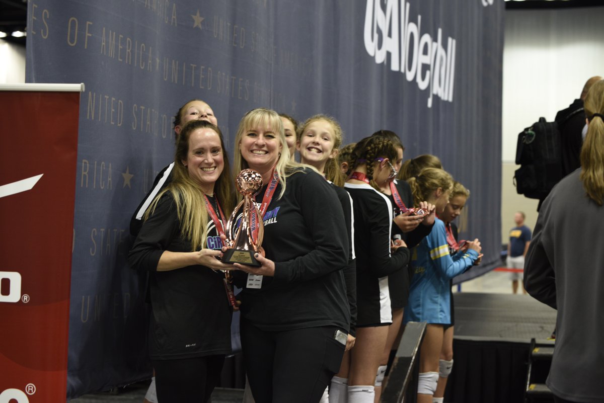 Congratulations to 11 Purple for their 3rd place finish at USAV Nationals! We could not be more proud of this team &amp; coaches and all of the hard work they put in this year to get to this moment! WE ARE SO PROUD OF YOU DINO NUGGETS🥉🏆🔥