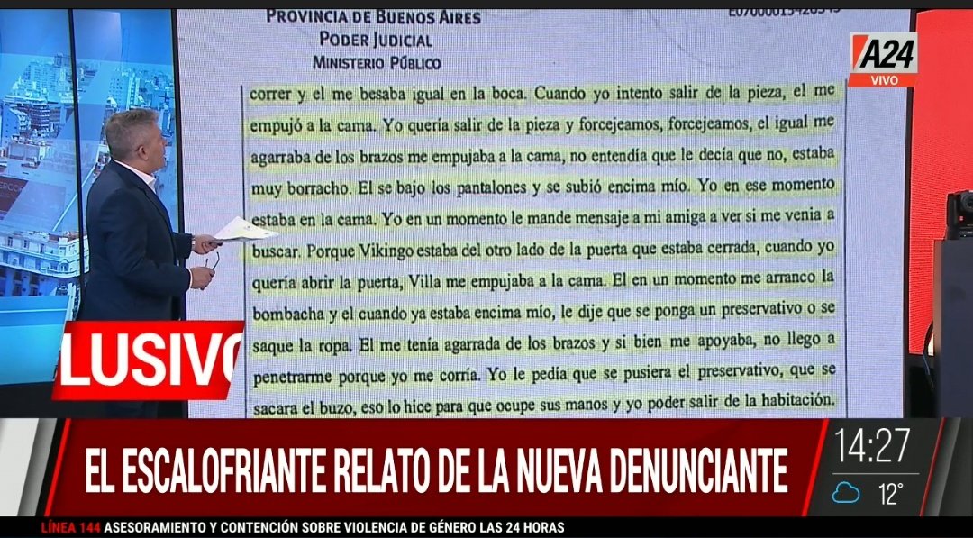 dorrego_juan's tweet photo. Escalofriante el relato de una tercera víctima de Sebastián Villa, lamentablemente no quiere denunciarlo. https://t.co/um5gozcc3W