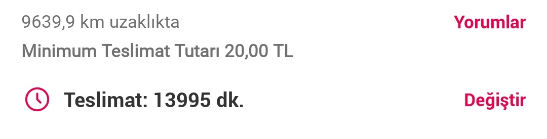 20 TL benzini karşılamayabilir
