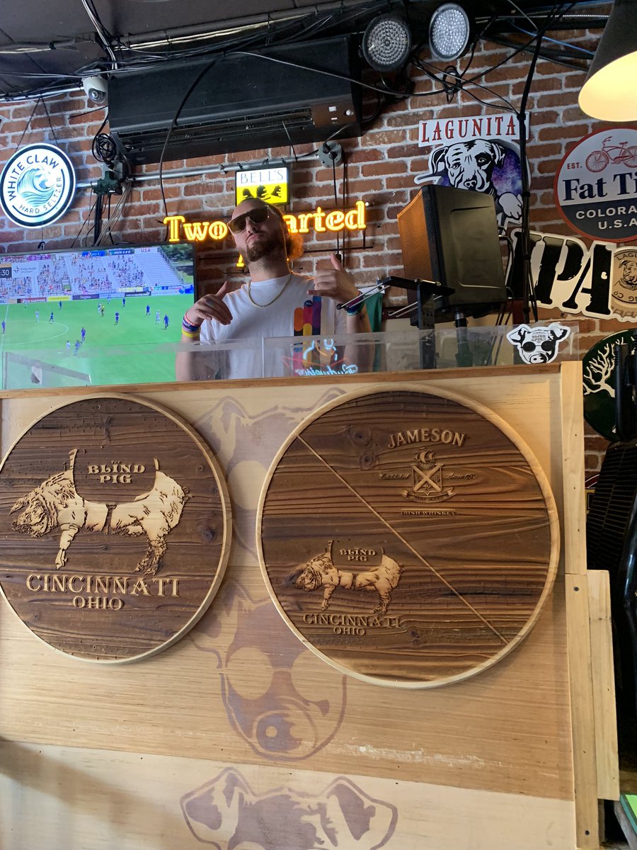 DJCatDad's tweet photo. Live @blindpig. Come thru! Second set later tonight to celebrate #pride https://t.co/DxlzL3hvLf
