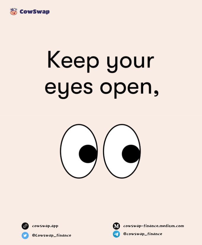 [Study &amp; Earn] Why choose a fair launch?
Detail: cowswap-finance.medium.com/study-earn-why…

#CowSwap #Gouda $Gouda #BSC #Dex #AMM #fairlaunch #fairsales