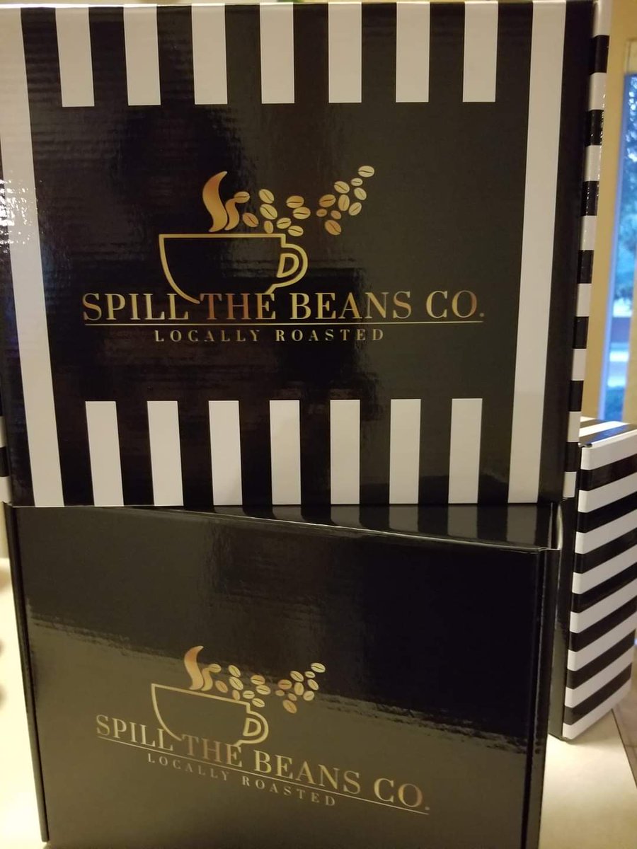 SpilltheBeansC3's tweet photo. We're Excited!!! We finally received our boxes that were custom made just for Spill the Beans! Shipping to Lafayette, Louisiana #COGIC customer! #CoffeeLover #coffeeroasters #beverage #coffeeforteachers #caffeineaddict #localcoffeeroaster #teacherslovecoffee #teacherownedbusiness https://t.co/mlcxE72hVk
