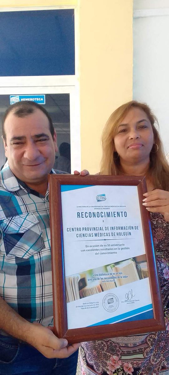 ElenaAnaRo27's tweet photo. #CPICM de Holguín👇👇👇
#50años de información científica al servicio de la salud. ¡Felicidades!!! https://t.co/KXUNo9q6ZX