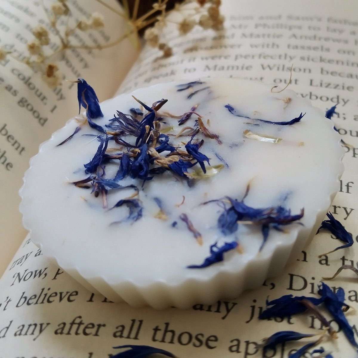 MayBotanic's tweet photo. Bluebell Woods Soy Wax Melts
Hand poured and decorated with natural botanicals 🍃
Beautifully presented in a letterbox friendly gift box. 
https://t.co/DWLCHqV195

#MHHSBD #Etsy #giftideas #ecofriendly #handmade https://t.co/RkMGoHMTmB