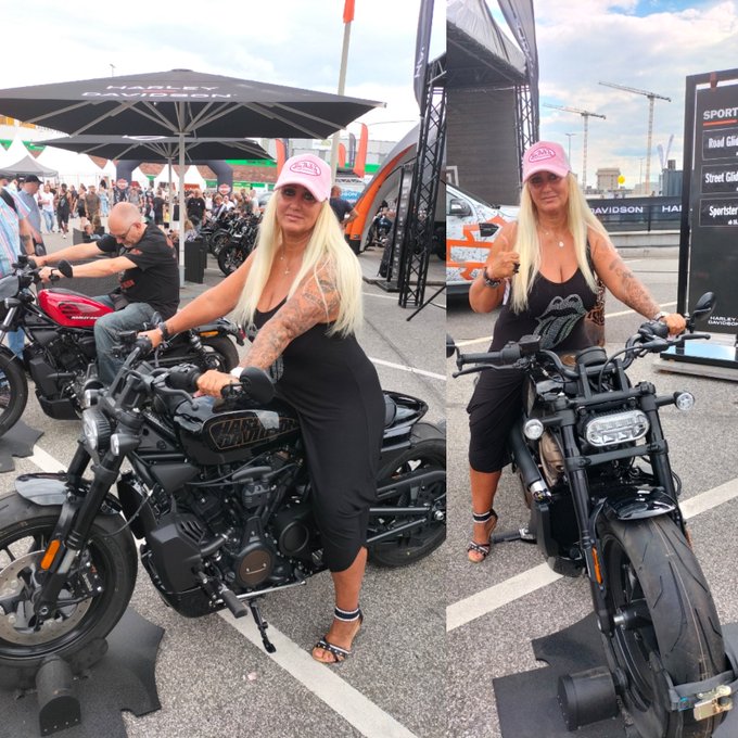 Heisse Bikerbraut mit Stützrädern 😉
#harleydays #bikerbraut #hamburg #grossmarkthamburg #plussizewomen