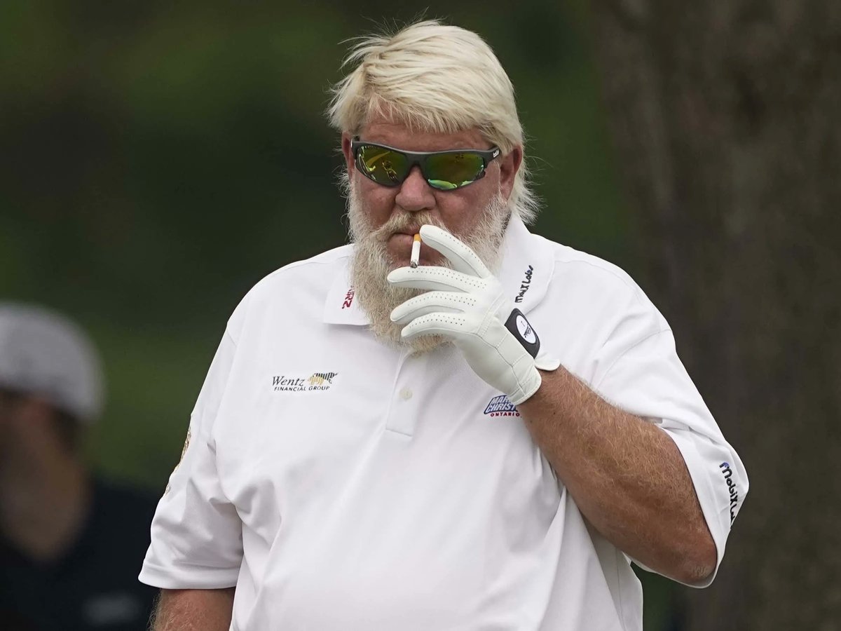 barstoolsports's tweet photo. National Treasure John Daly Say if the PGA Tour to Let Him Play Drunk and Barefoot, He'd Win a Lot More https://t.co/NtOGluGG9Z https://t.co/hGdV7FlD6g