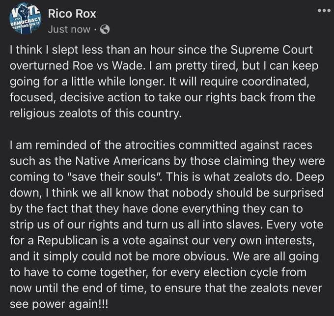 #RoevsWade https://t.co/vFf7pPtvG6<a href="/tag/roevswade"class="tags">#RoevsWade</a>
