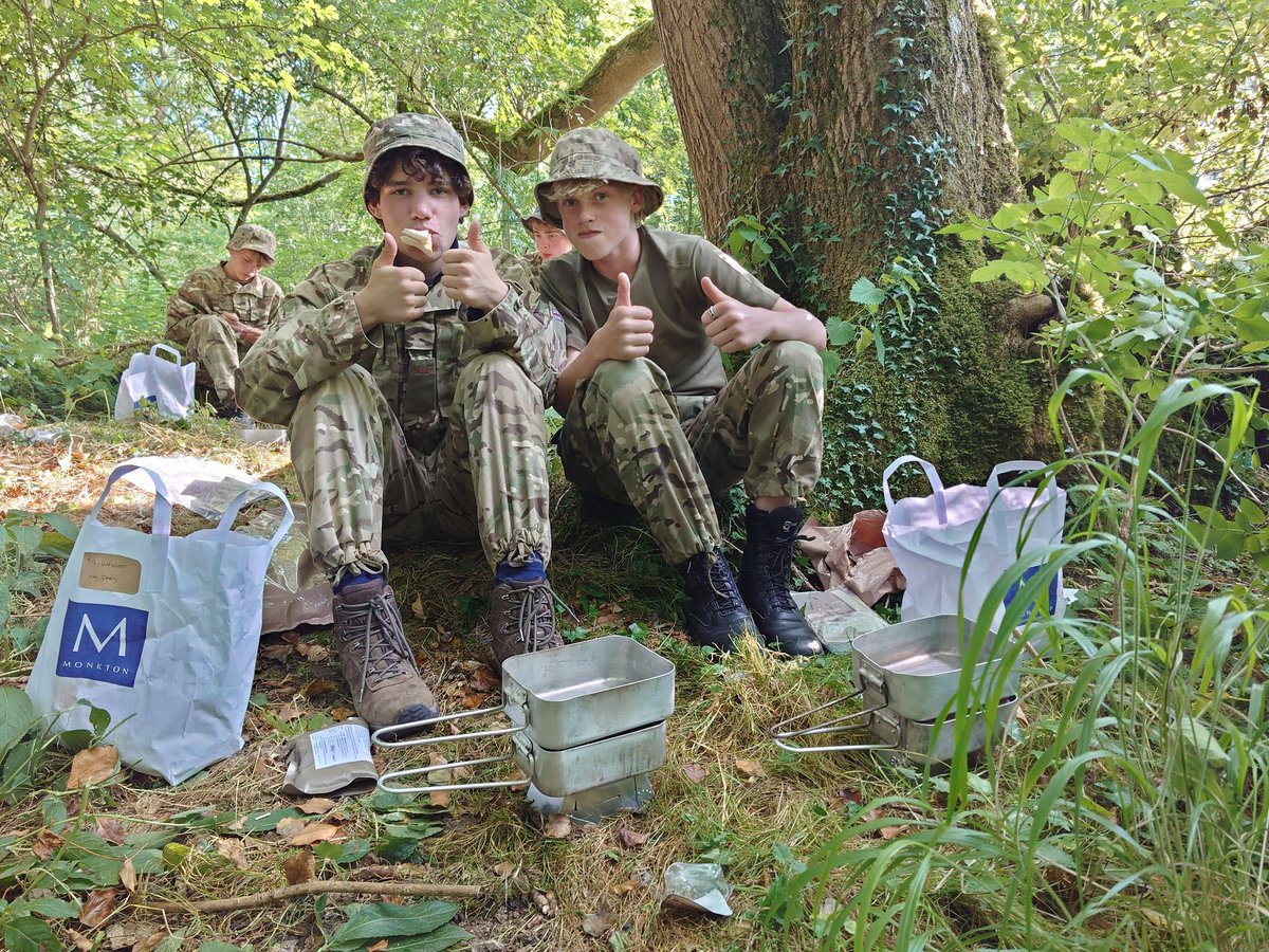 MonktonCCF's tweet photo. And now time for #MonktonYear10 #MonktonArmy #MonktonRAF to cook supper on #MonktonCCFCamp https://t.co/KHmL8i8Cak
