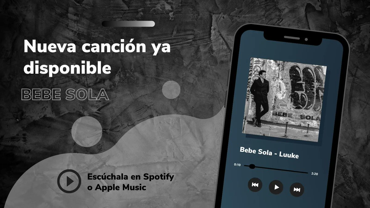 LuukeMusic's tweet photo. Escucha, baila y comparte nuestro nuevo lanzamiento: "Bebe Sola". 🎧 🎶

Disponible en:
Spotify: https://t.co/QFjayqobrY.
Apple Music: https://t.co/FP4WU0xzed. https://t.co/hdeyfgkMvE
