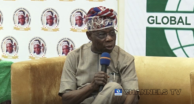 channelstv's tweet photo. Picking A Vice President In 1999 Was A Mistake – Obasanjo https://t.co/MLc5XyQVLv https://t.co/Z8lJlCgM8Q