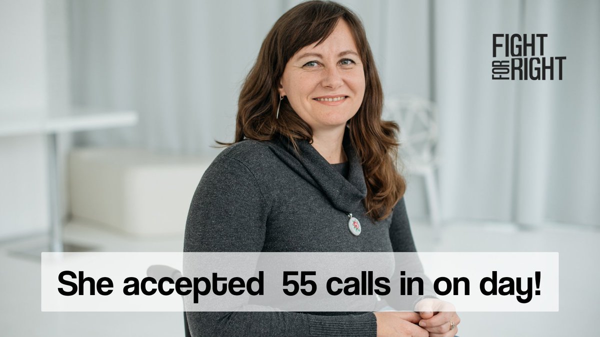 Meet Natalia, operator of our hotline. Yesterday she accepted 55 calls in 1 day!❤️ «I hadn't even time to process an application and got call again. But it's all worth it, because for us it's opportunity to help people with disabilities survive during russian war against Ukraine»