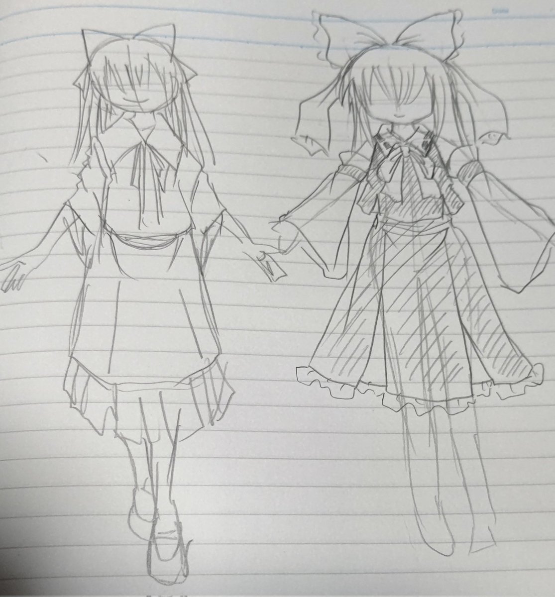 茶々にどんなコスプレさせるか夫婦会議中。東方に寄り気味。 