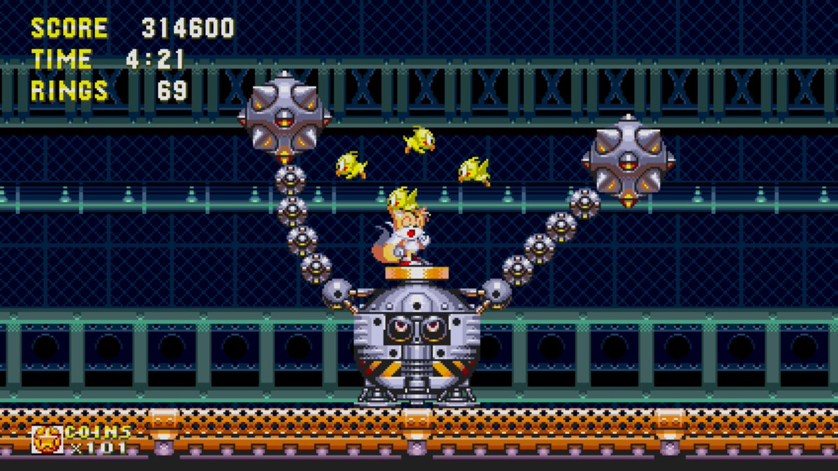 really love how they gave Tails a regular super transformation in Origins S3&amp;K, and now his form with the flickies is Hyper Tails!