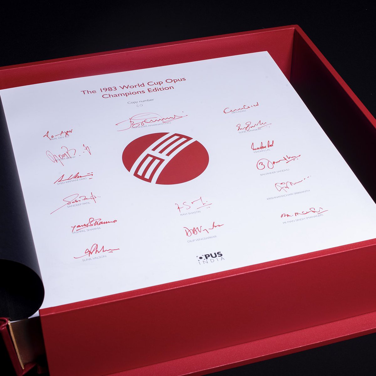 opusindia_'s tweet photo. Limited edition print run of 1983 copies only. Personally hand signed by all 15 members.
#Thisisopus #OpusIndia #83Opus #Thisis83 @paymentz_ @amitbhagchandka https://t.co/Ys93Pg5j09