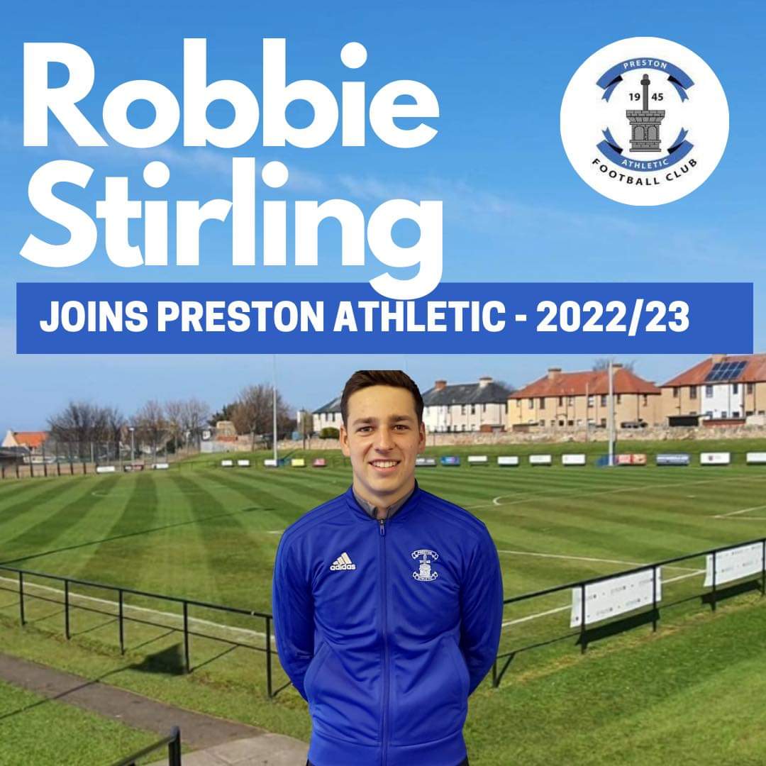 The Co Management of @pmontgomery93 and <a href="/calkaycody/">Paul David Henderson (currie)</a> are absolutely delighted to announce we have signed talented Goalkeeper <a href="/RobbbieStirling/">RobbieStirling</a> from <a href="/HaddAth/">Haddington Athletic</a>

Robbie has spent the last two years plying his trade with the hihis.

Thanks to <a href="/HaddAth/">Haddington Athletic</a> for cooperation