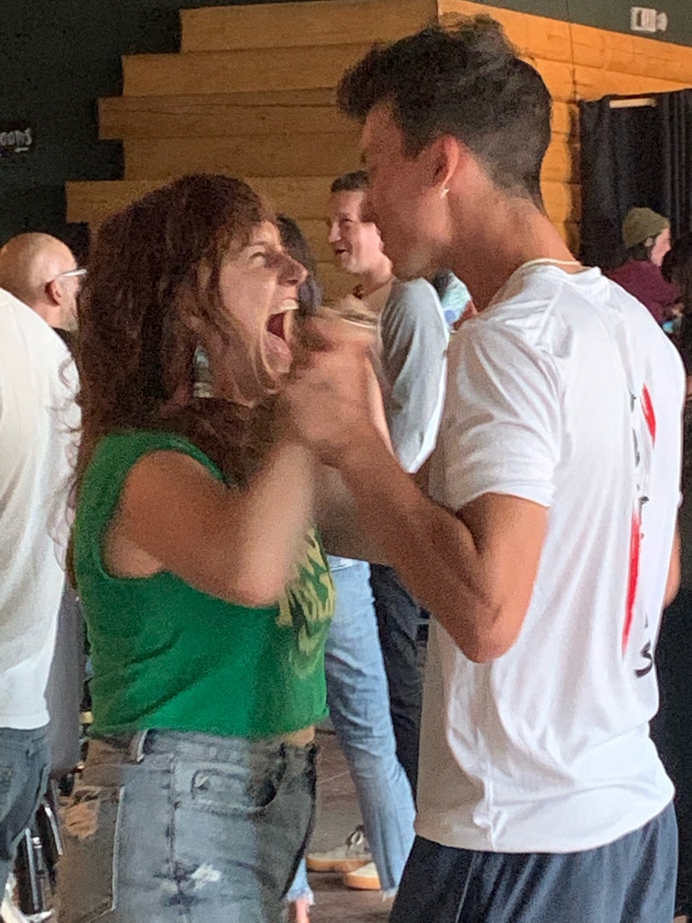 I know a lot of y'all are afraid of having kids.  You think you're not ready. I really do.  But here's the deal.  This is our son, Fender, giving me the best pep talk of my life right before our sold out show a month ago. This is the stuff of parenting that no one tells you about