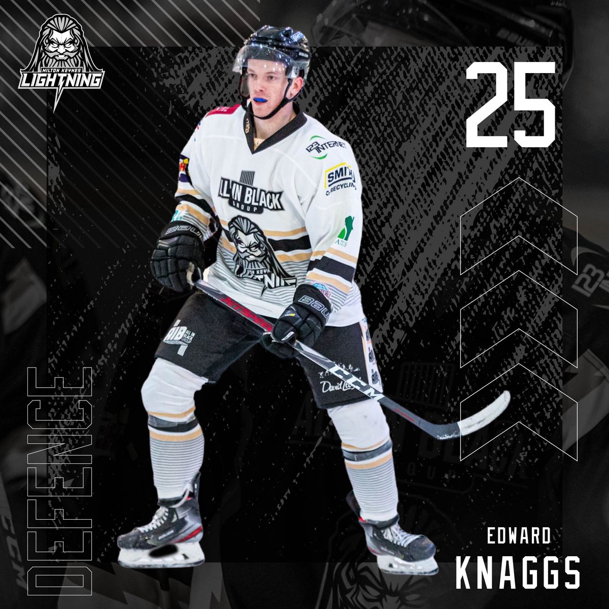 Slick skating defenceman Ed Knaggs 🏒 is back on the AIB MK Lightning ⚡️ Blueline

Ed said if his return "“I’m thrilled to be back in MK for the upcoming season playing 🏒 in front of the best fans in the league." 

Read the full release here ➡️ mk-lightning.co.uk/ed-knaggs-is-b…