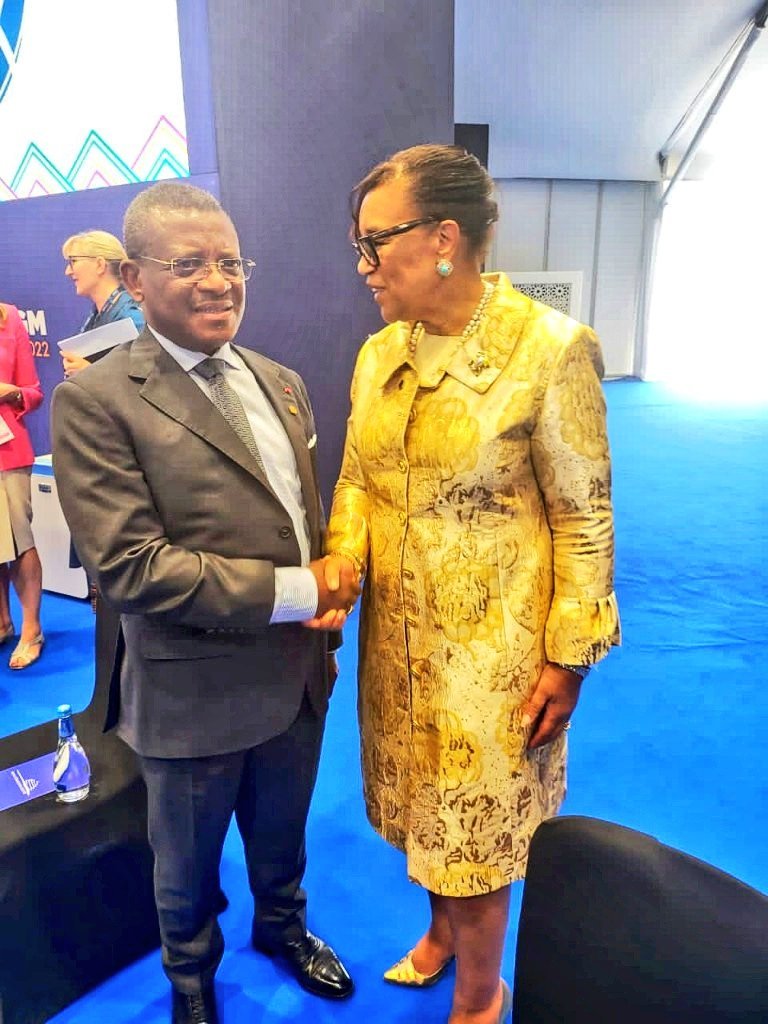 PM Dion Ngute #Cameroon: "Thank you Secretary General for keeping our civil war, human rights abuses, &amp; marginalization of Anglophones off the #CHOGM2022 agenda."
SG Patricia Scotland: "Thank you for your vote of confidence."
#EndAnglophoneCrisis #Factfindingmission #Commonwealth